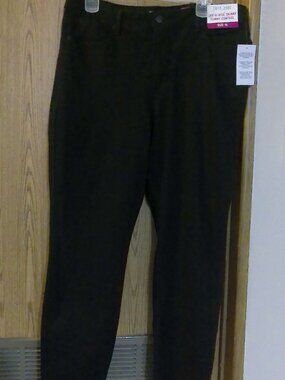 Faith Women's Black Jeans Hi-Rise Tummy Control Jeans, Size 14, NWT